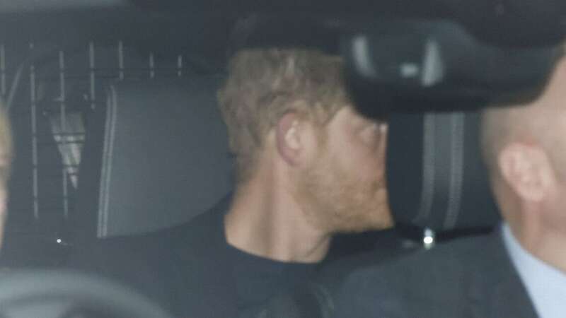 Prince Harry arriving at Clarence House today (Image: Peter Macdiarmid/LNP)