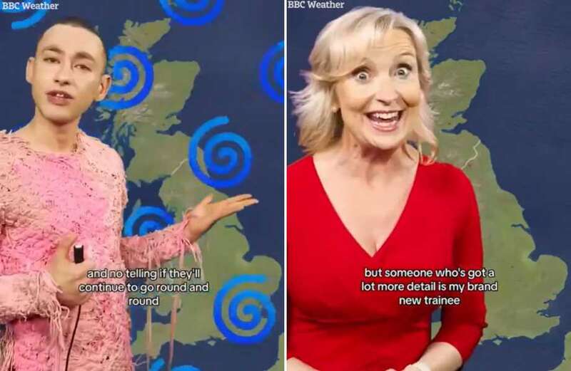 Watch the video to see Olly nail it as a BBC weatherman.