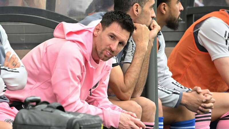 Lionel Messi sat out the match in Hong Kong (Image: Getty)