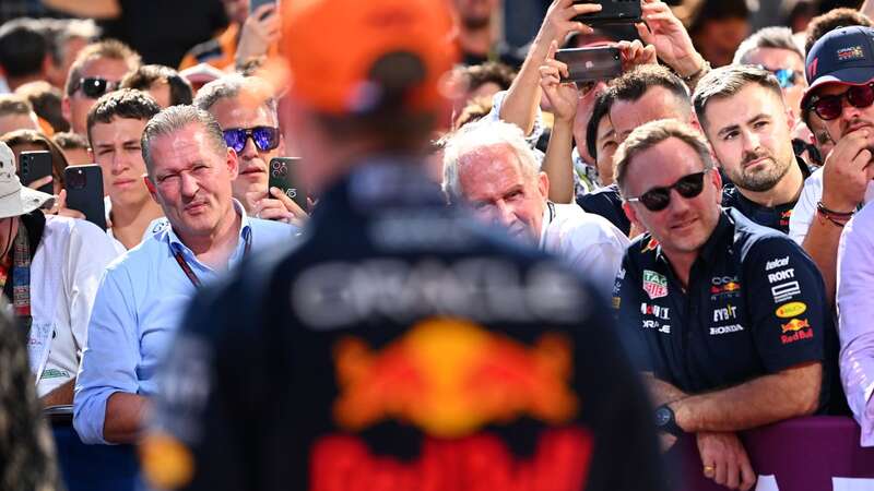 Christian Horner with Max Verstappen