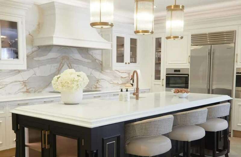 The reality star took to instagram to show fans brand new kitchen design