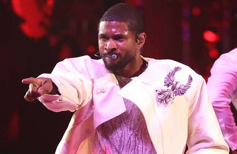 Usher brought out some major performers during half-time