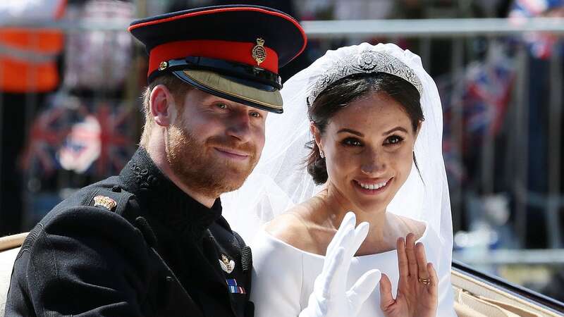 Rick Hoffman at the wedding of Prince Harry and Meghan Markle in May 2018 (Image: REX/Shutterstock)