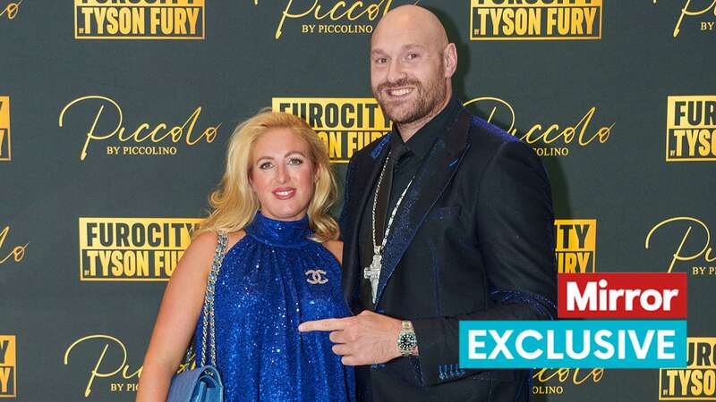 Tyson Fury, pictured with wife Paris, is keen to move to tax haven Isle of Man where the wealthy are capped at £200k tax a year (Image: PA)