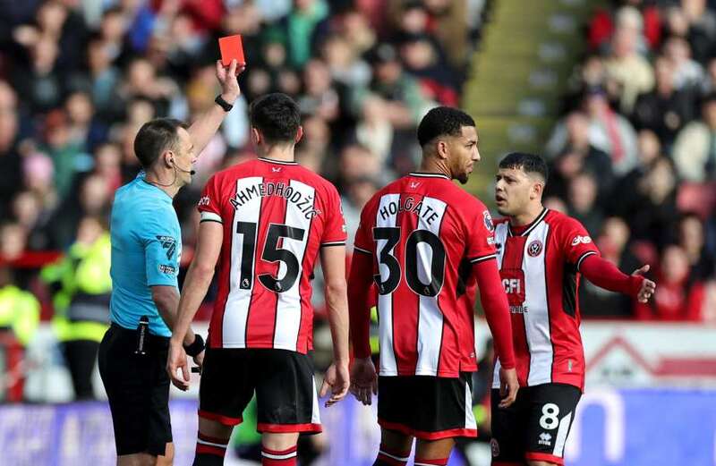 Things went from bad to worse for Sheffield United in the first half against Brighton