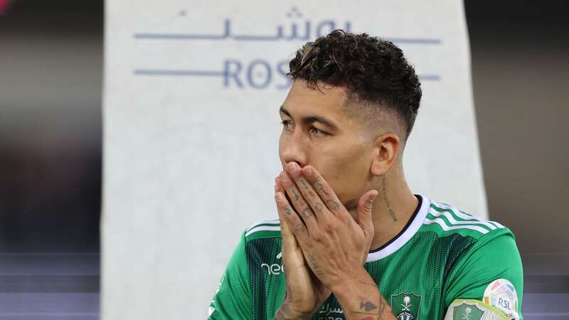 Roberto Firmino of Al Ahli before Al Ahli v Al Tai in the Saudi pro league (Image: Abdul Ghani Bashir Issa)