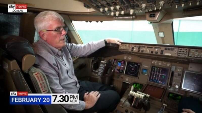 Mike Glynn weighed in on the MH370 mystery (Image: Sky News)