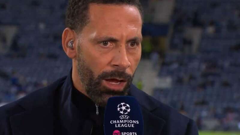 Rio Ferdinand was picked the 12 best players in the world (Image: TNT Sports)