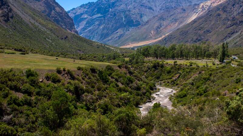 The man died in the Cajón del Maipo canyon near Santiago (Image: Getty Images)