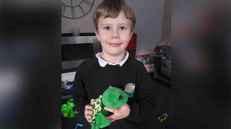 Matthew Vincett, 8, was left 