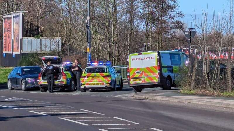 The scene of the incident in Walsall (Image: BPM Media)