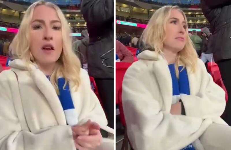 Superfan completes her rollercoaster day with an emotional rant in the rain following Liverpool