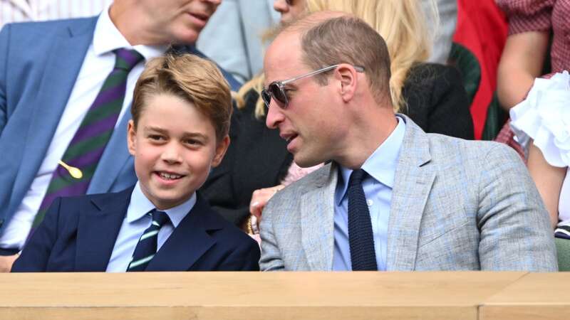 Prince George and Prince William at Wimbledon last year (Image: 2023 Karwai Tang)