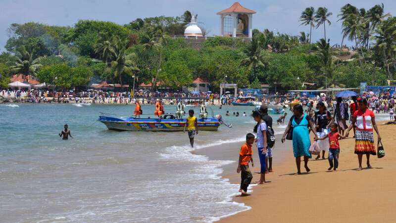 The party was due to be held in Unawatuna (Image: ullstein bild via Getty Images)