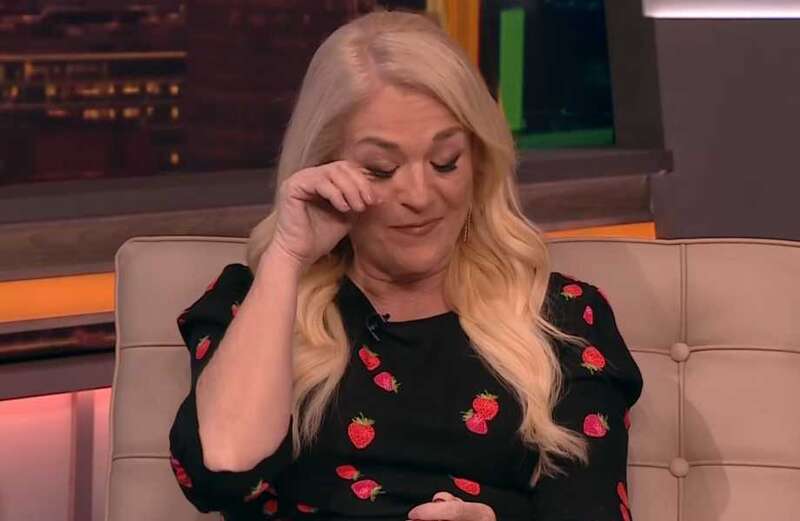 The TalkTV host looked teary eyed at the end of the heart-breaking interview