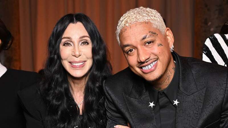 The couple attending the Balmain show at Paris Fashion Week on Thursday (Image: Corbis via Getty Images)