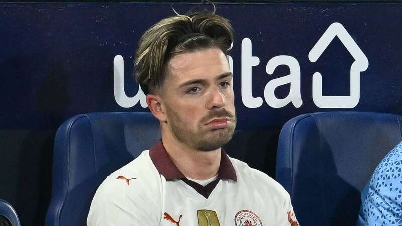 Jack Grealish looked dejected when he had to be substituted in the FA Cup win at Luton (Image: ASHLEY WESTERN/Colorsport/REX/Shutterstock)