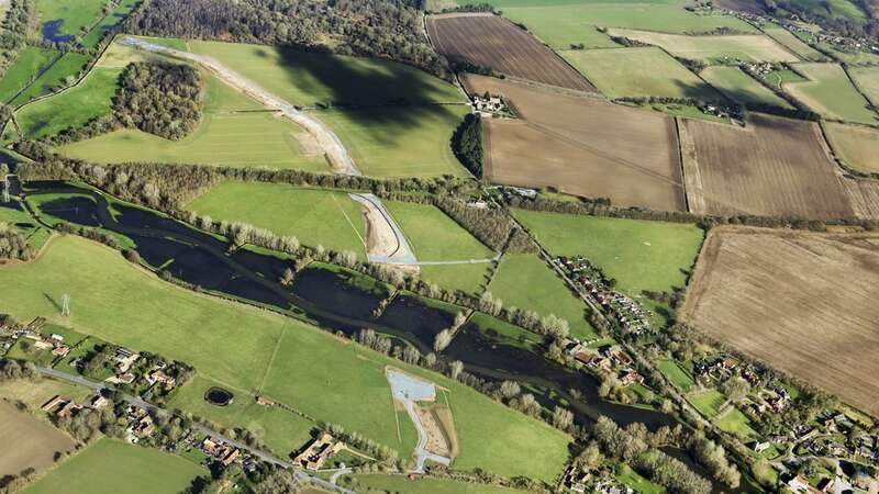 The Hornsea Three cable route near Attlebridge, Norfolk (Image: Mike Page/SWNS)