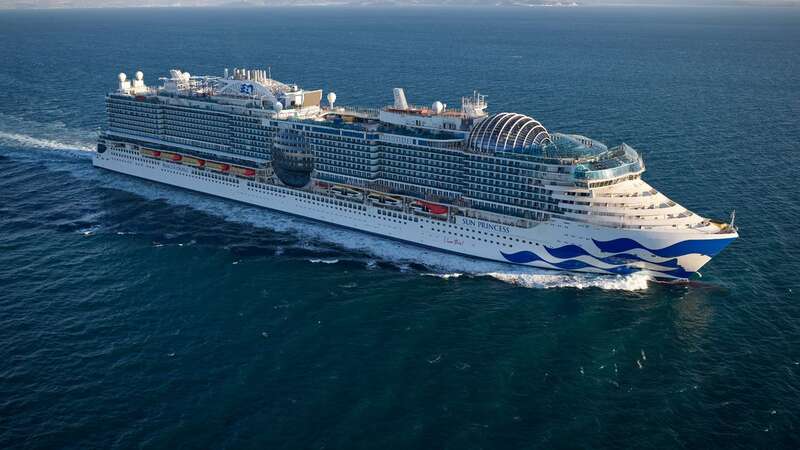 The Sun Princess is Princess Cruises