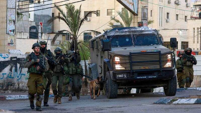 Israeli troops in Ramallah, in the Occupied West Bank (Image: AFP via Getty Images)