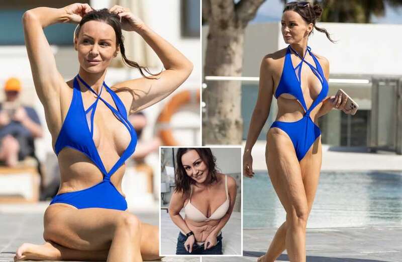 After losing nine stone in weight, Chanelle showed off her new figure as she enjoyed some downtime on holiday.