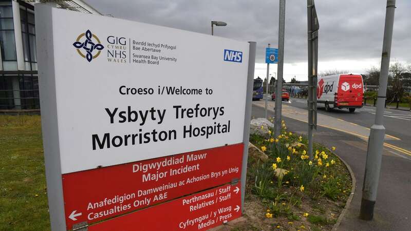 Morriston Hospital where Nicky Roberts was kept on a chair (Image: Media Wales John Myers)