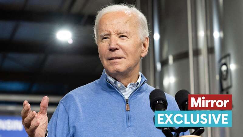 Biden eating an ice cream cone (Image: AFP via Getty Images)