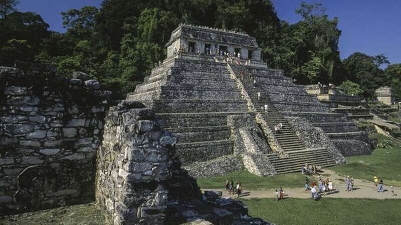 A view of Temple of Inscriptions where the object was found (Image: (Image: GETTY))