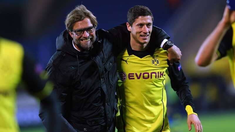 Lewandowski played under Klopp at Dortmund (Image: GETTY)