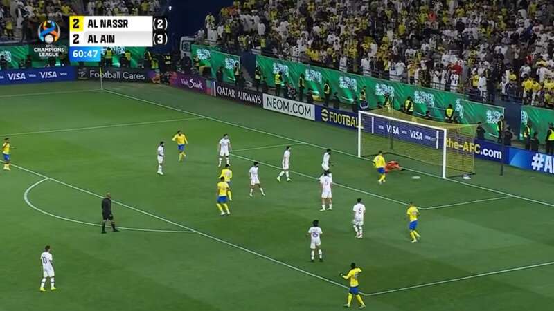 Cristiano Ronaldo missed a golden chance against Al Ain