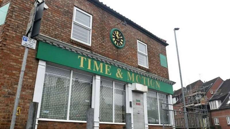 Legacy funeral directors branding removed from shopfront overnight after a police raid to reveal that of a former business unconnected to the probe (Image: Donna Clifford / Hull Live)