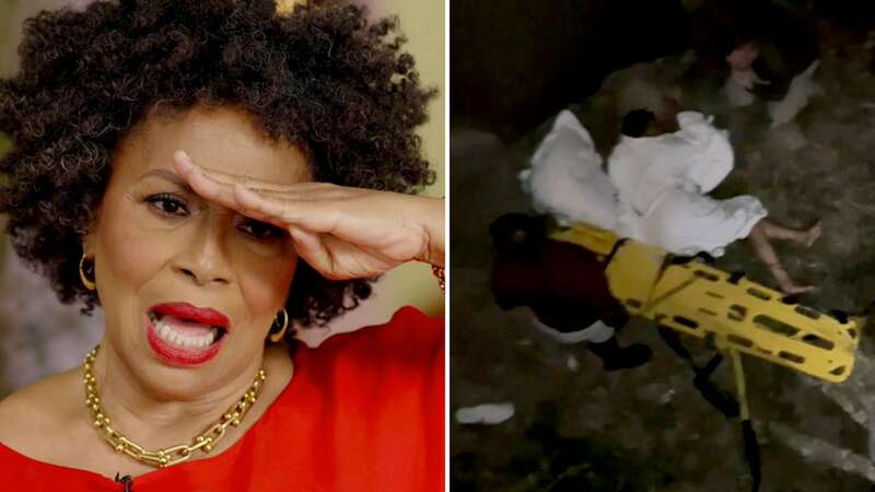 Jenifer Lewis took a tumble into a ravine (Image: Eric Mccandless/ABC)