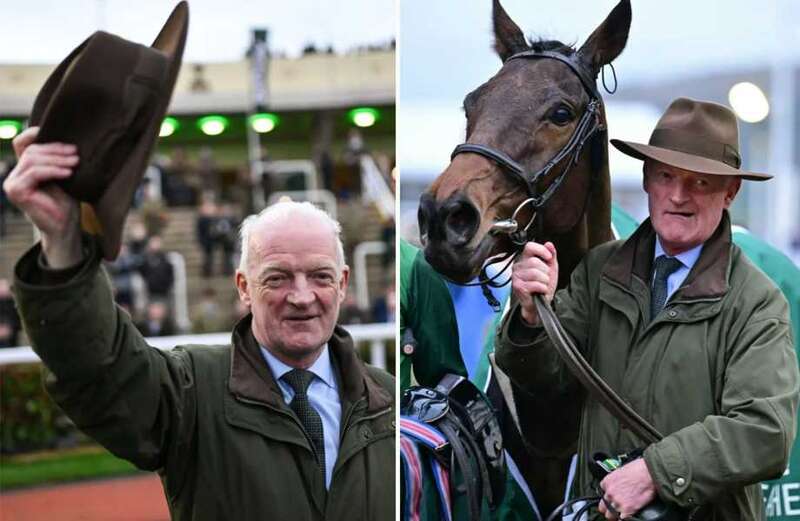 Treble joy for the trainer was only offset by a huge shock for his Champion Chase odds-on bet