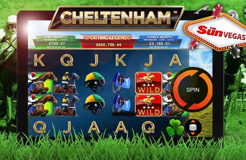 Play Sun Vegas' Cheltenham Sporting Legends game this Cheltenham Festival season