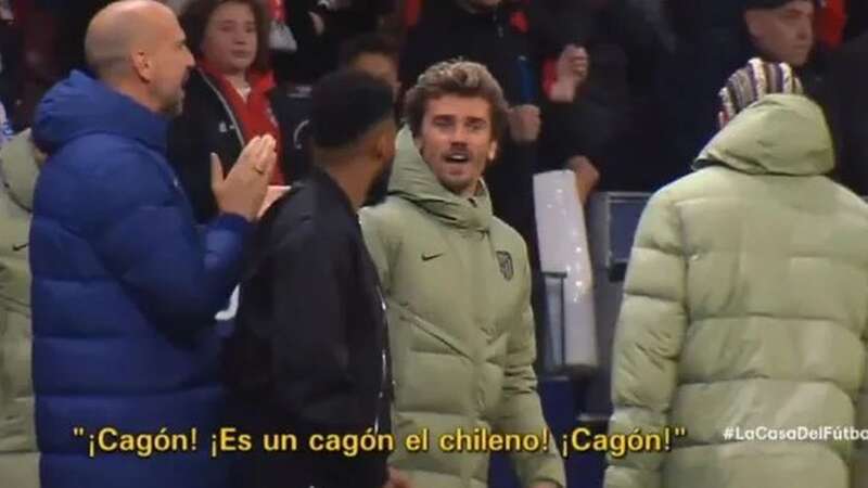 Antoine Griezmann brutally insulted Alexis Sanchez (Image: Movistar)