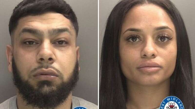 Mohammed Sheikh and his girlfriend Sapphire Edwards, were stopped at Birmingham Airport while trying to board a flight to Cancun and spend some of the profits from their Sandy line County Lines drug dealing operation (Image: WMP)