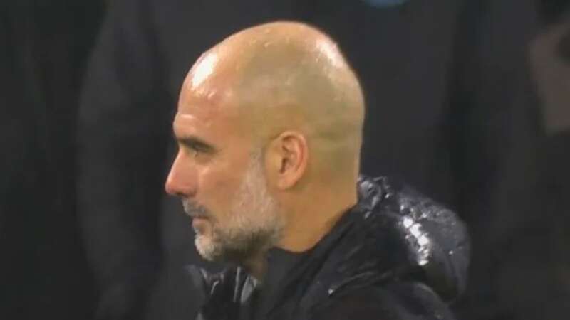 Pep Guardiola smiled as Phil Foden was announced as the man of the match