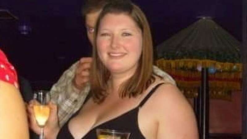 Mary Watkins before her weight loss (Image: Slimming World / SWNS)