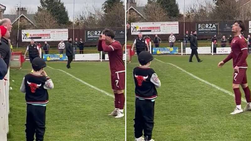 A Bonnyrigg Rose fan spat at Clyde