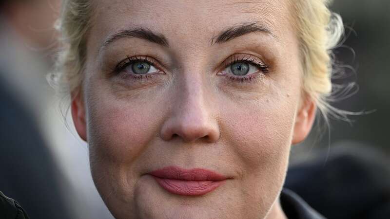 Yulia Navalnaya, widow of the late Kremlin opposition leader Alexei Navalny, attends a rally in Berlin (Image: AFP via Getty Images)