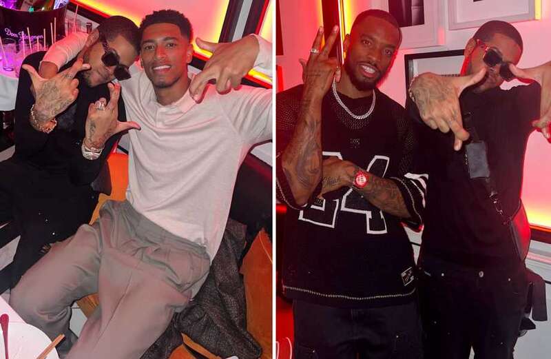 The rapper is good friends with several Arsenal stars