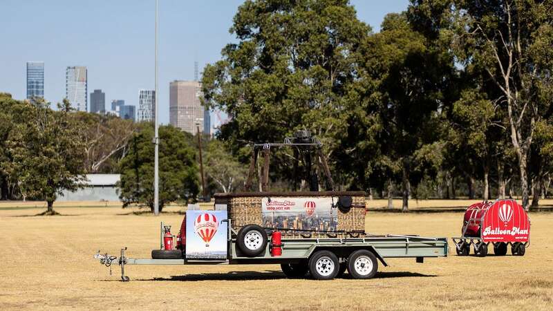 A man died after falling from a hot-air balloon in Australia (Image: DIEGO FEDELE/EPA-EFE/REX/Shutterstock)