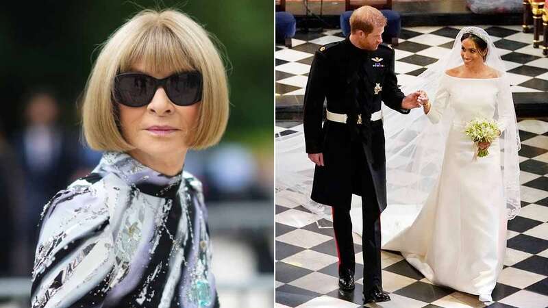 Prince Harry and Meghan Markle on their wedding day (Image: Getty Images)