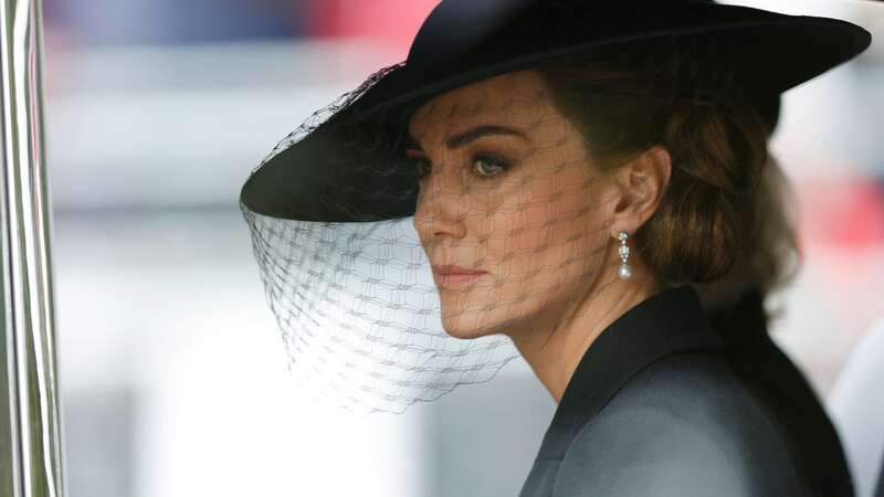 Kate Middleton, Princess of Wales is driven down The Mall after the funeral for HM Queen Elizabeth in September 2022 (Image: Getty Images)