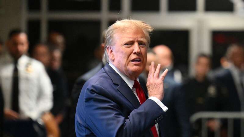 Trump will become the first former US president to face criminal trial when jury selection begins in New York on March 25 (Image: AFP via Getty Images)