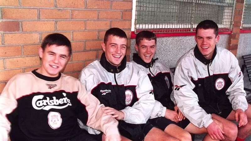 Jamie Cassidy celebrating after winning the FA Youth Cup with Liverpool (Image: Propaganda)