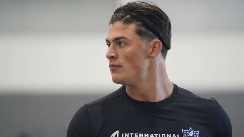 Louis Rees-Zammit impressed at his pro day, despite feeling disappointed by his performance (Image: NFL/Michael Long)