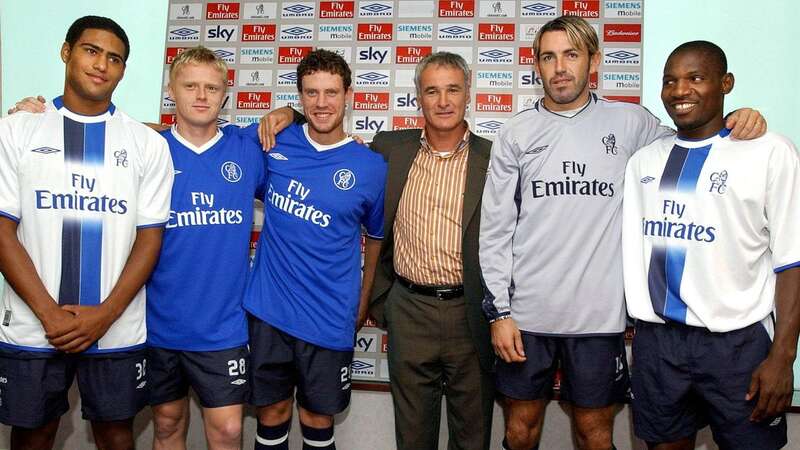 Geremi (far right) signed for Chelsea in 2003 and also played for Middlesbrough and Newcastle in England (Image: Press Association)