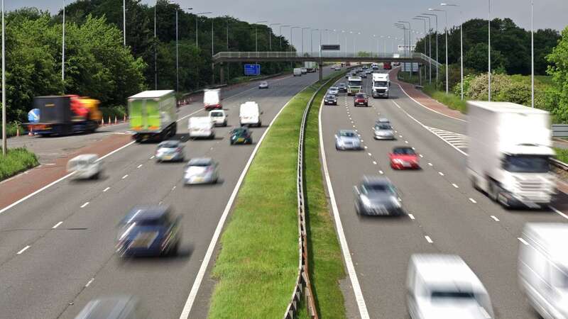 Heavy traffic moving at speed on the motorway [file image] (Image: Getty Images/iStockphoto)