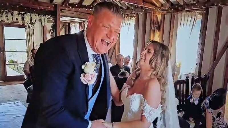 Nervous groom mixes up his vows in hilarious gaffe at altar